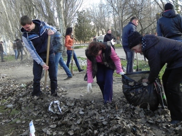 субботник в Бердянске 29/03/14