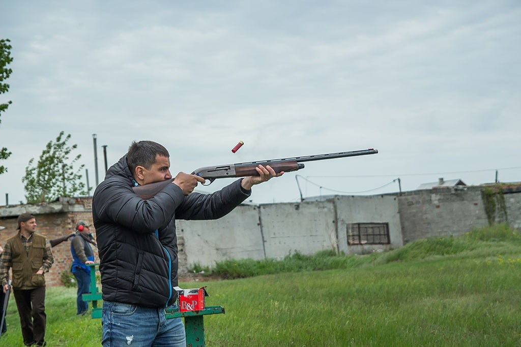 Стендовая стрельба в Бердянске 2014