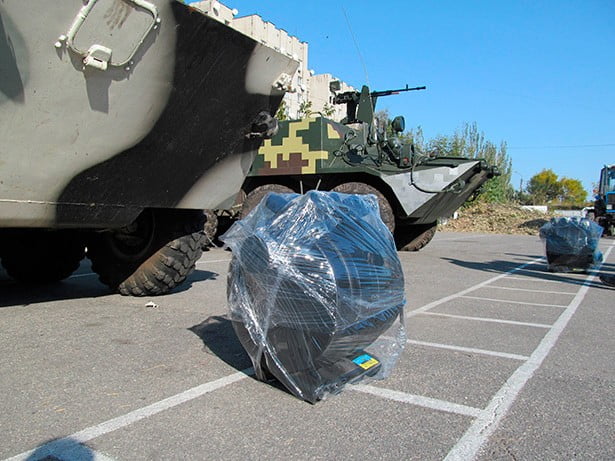 Подарили печи военнослужащим