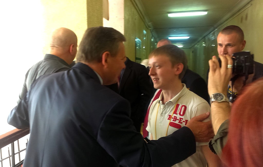 Бакай с журналистом