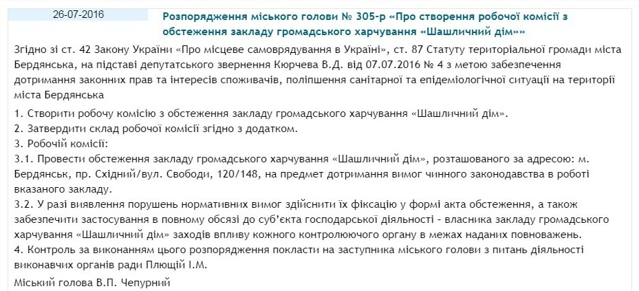 На сайте комиссия