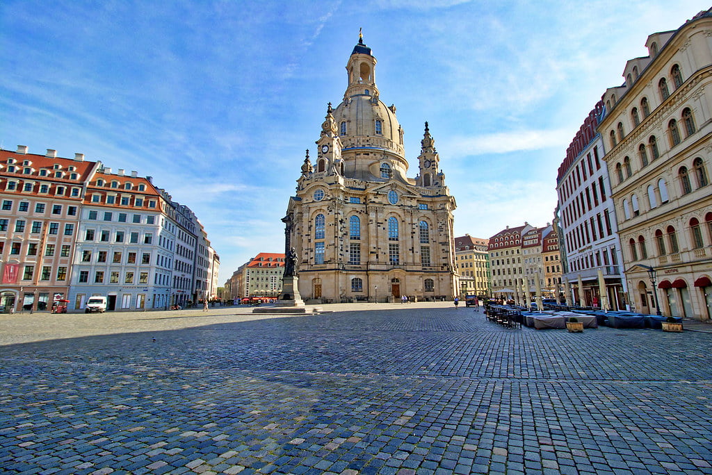 площадь Ноймаркт в Дрездене