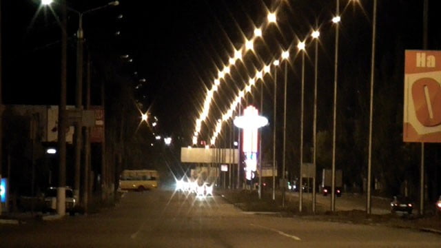 фонари в Бердянске