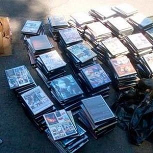 В Бердянске изъяли пиратские DVD-диски на 4,5 тыс. грн