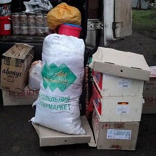 В Бердянск пришел очередной гуманитарный груз из Тернополя