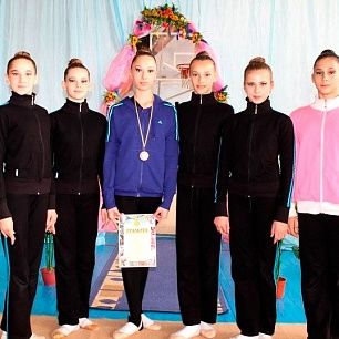 Влада Дзюбан – бронзовый призер чемпионата Украины по художественной гимнастике среди школьниц