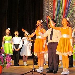 В Бердянске прошел концерт посвященный Дню Победы