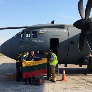 Українські військові отримали гуманітарну допомогу з Литви