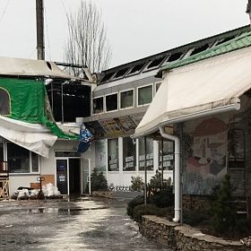 В Бердянске произошел пожар в магазине стройматериалов ЧП Князева