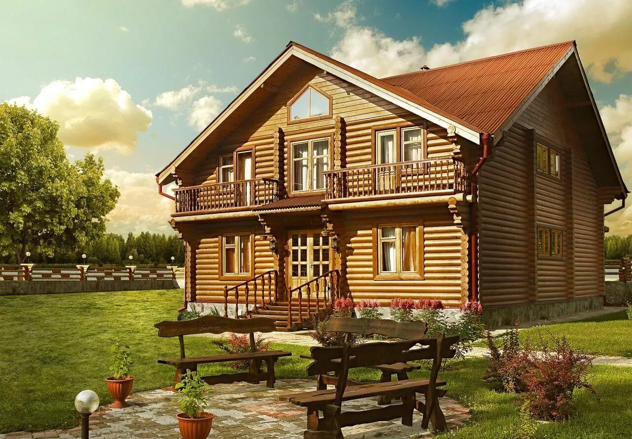 Проекты деревянных домов.