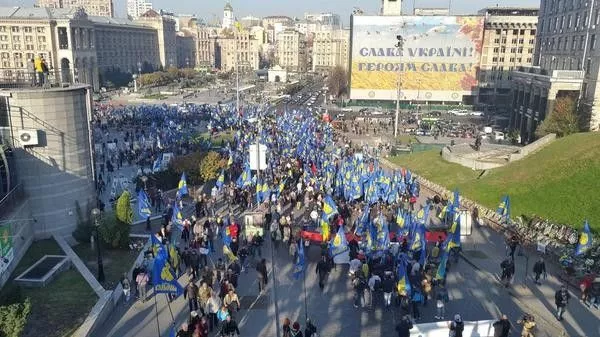 Марш в честь 72-й годовщины основания УПА в Киеве (ОНЛАЙН-ТРАНСЛЯЦИЯ)