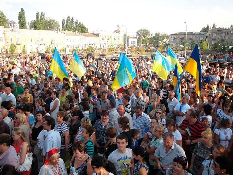 В Бердянске прошел телемарафон с жителями шести городов Юга и Востока Украины