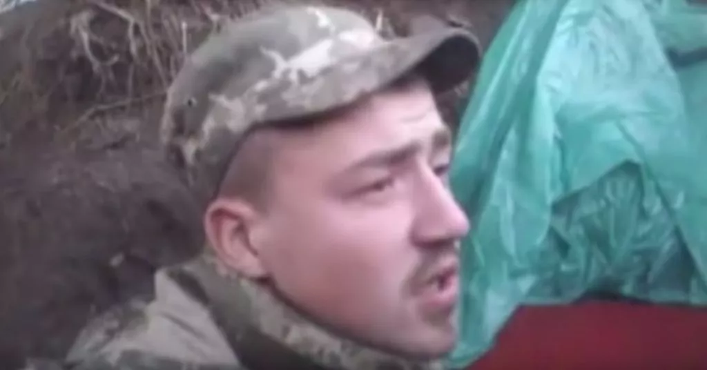 Украинский военный заснял обстрел его блокпоста (ВИДЕО)