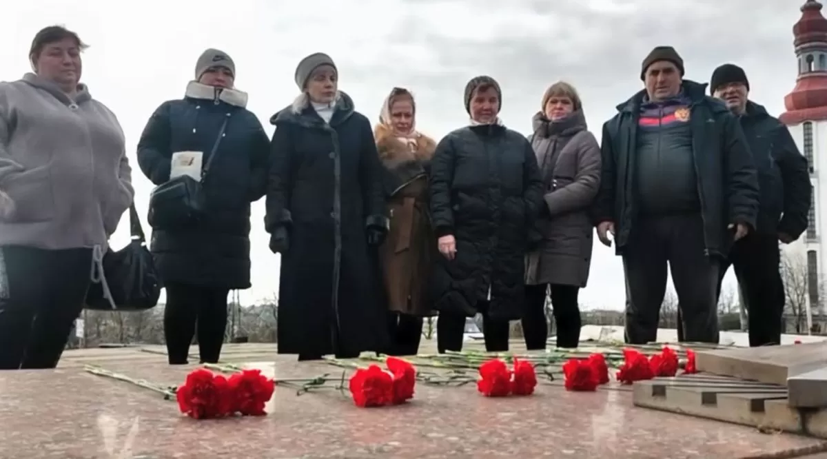 Нова постановка: окупанти переконують про масове співчуття бердянців Бєлгороду - відео