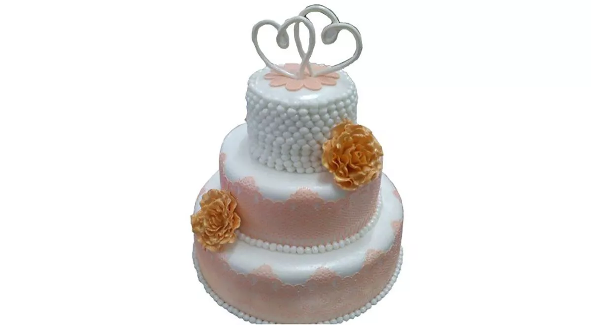 Подборка популярных свадебных тортов