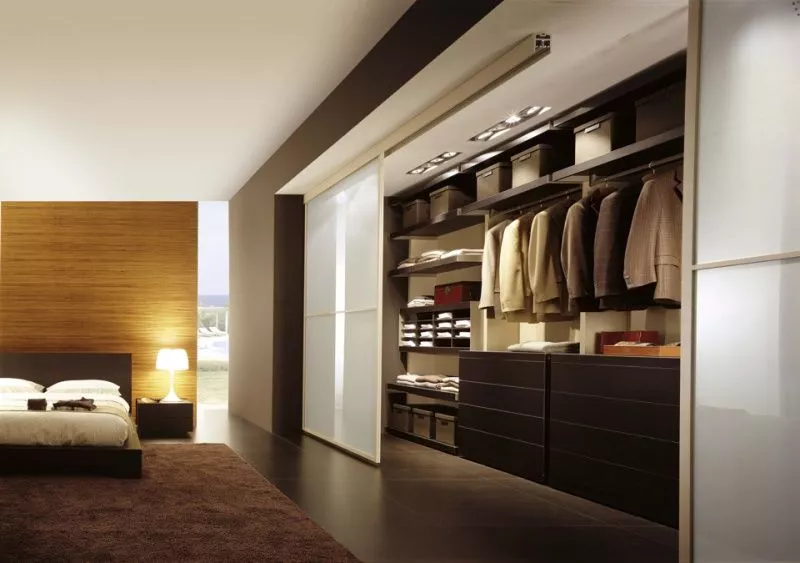 Дизайн спальни с гардеробной: идеи для разграничения пространства