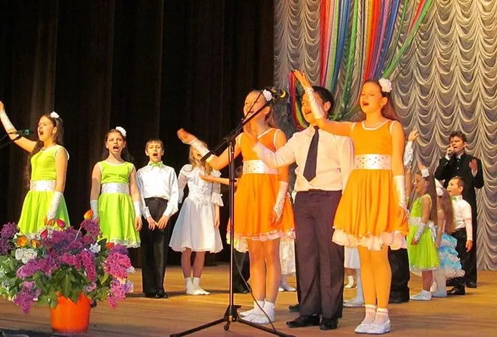 В Бердянске прошел концерт посвященный Дню Победы