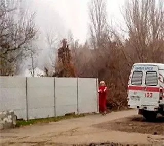 В Бердянске во время тушения пожара МЧСники обнаружили труп мужчины