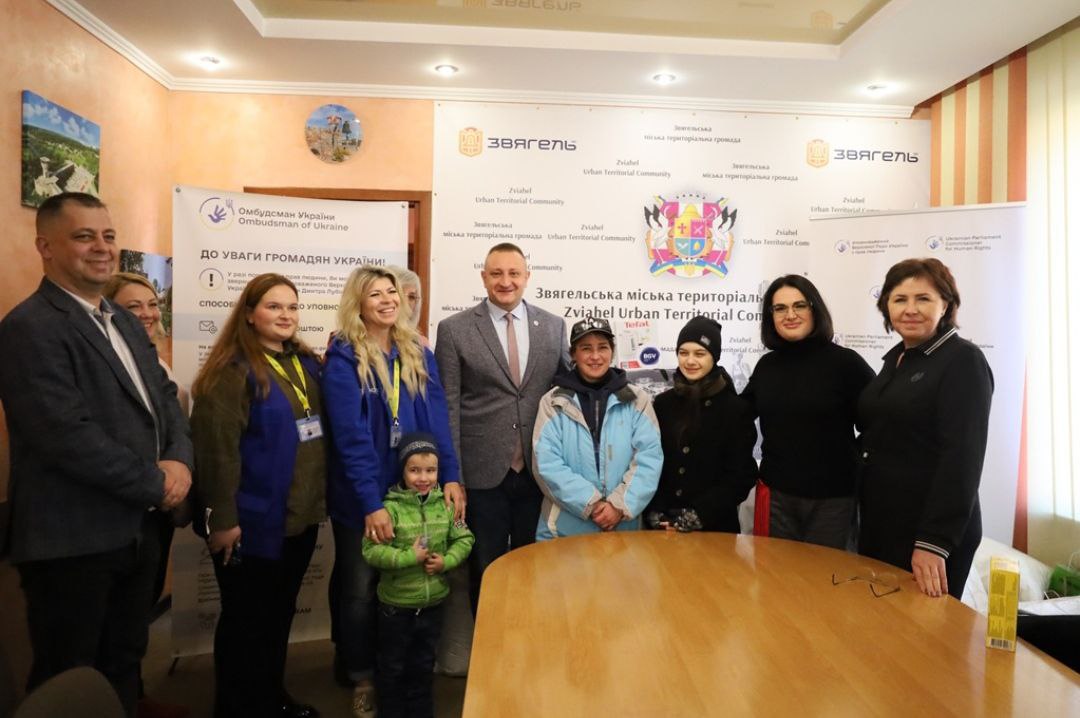 Евакуйована родина з Бердянська в Звягелі