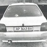 розстріляне авто