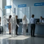 Черга з людей та невидимок