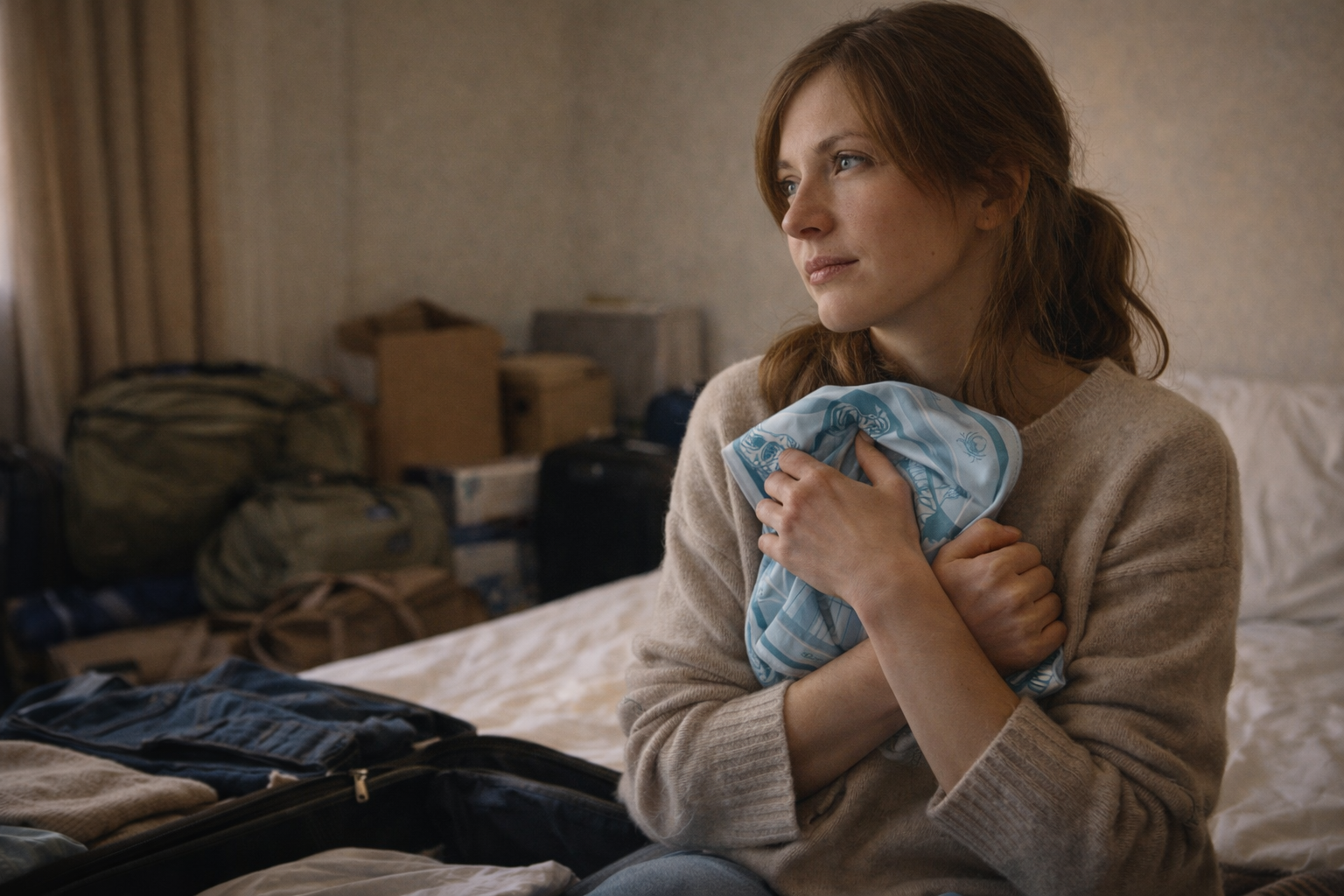 Дівчина з хусткою про Бердянськ (ілюстрація згенерована редакцією BRD24 за допомоги ChatGPT)