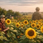 Море із соняхів. Як бердянка Ганна вирощує сад для чоловіка