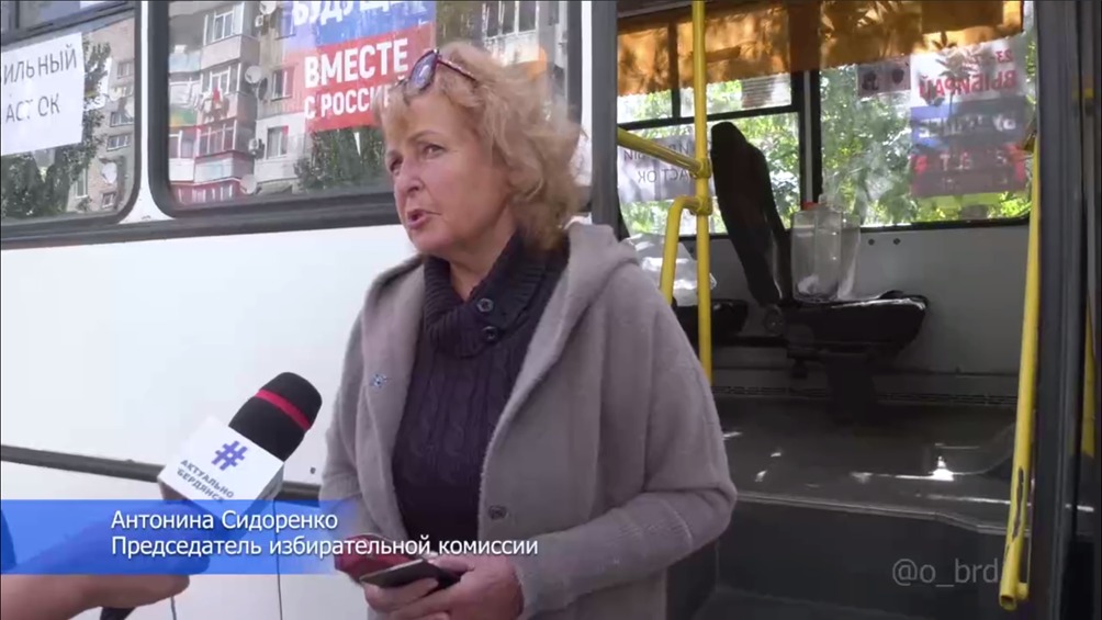 Антоніна Сидоренко (Фото: скриншот відео окупантів)