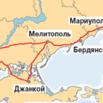 Раніше окупанти казали, що планують з'єднати залізницю з російським Ростовом-на-Дону (Фото: медіа рф)