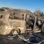 Машина, в якій начебто їхали російські волонтерки (Фото: окупаційні пабліки) Машина, в якій начебто їхали російські волонтерки (Фото: окупаційні пабліки)