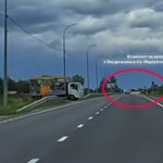 Блокпост між Бердянськом і Маріуполем (Фото: скриншот BRD24 Блокпост між Бердянськом і Маріуполем (Фото: скриншот BRD24