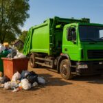 Поки в селах припиняють вивезення сміття, в місті ліквідують стихійні звалища (Фото: тг-канали окупантів) Поки в селах припиняють вивезення сміття, в місті ліквідують стихійні звалища (Фото: тг-канали окупантів)